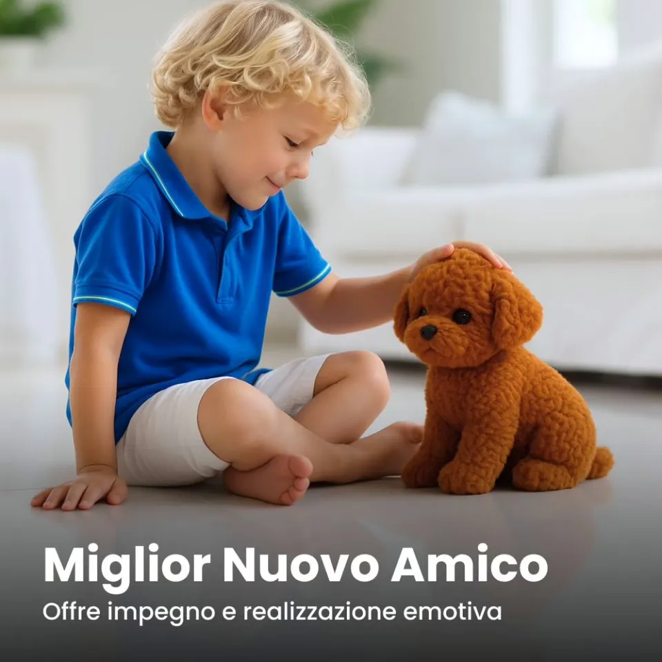 Wuffy, il nuovo migliore amico peloso del bambino